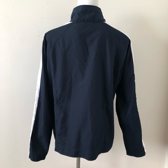 Vintage Y2K Nike Navy And White Women’s Warm-up Jacket Size XL 16/18 - Picture 3 of 6